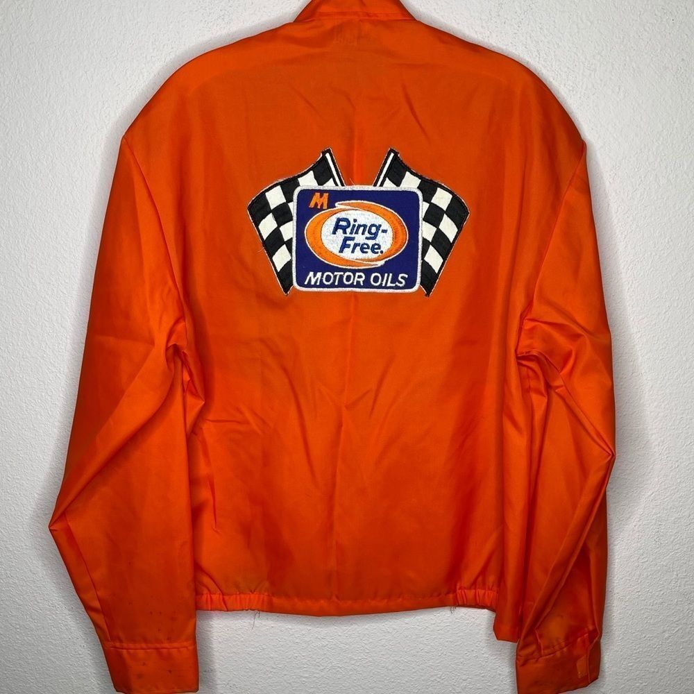 Vintage Flight Apparel Ring-Free Motor Oils Jacket